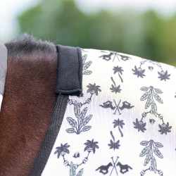 Couverture anti-mouches HV Polo Nena AOP Blanc