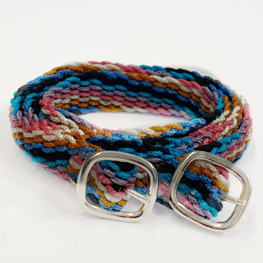 Gevlochten nylon sporenriempjes Gevlochten nylon sporenriempjes