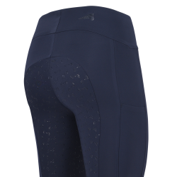 Legging d'équitation Euro-Star Empower FullGrip Marine Bleu marine