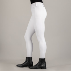 Legging d'équitation Euro-Star Enforce FullGrip Blanc