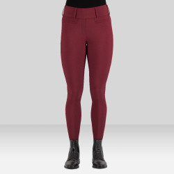 Legging d'équitation Euro-Star Enforce FullGrip Amarena Rouge