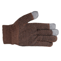 Gants Horze Perri Touch-Screen Magic pour écran tactile Marron foncé