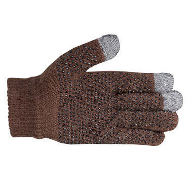 Gants Horze Perri Touch-Screen Magic pour écran tactile Marron foncé