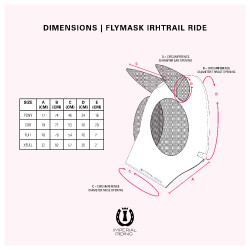 Masque anti-mouches avec nez Imperial Riding Trail ride