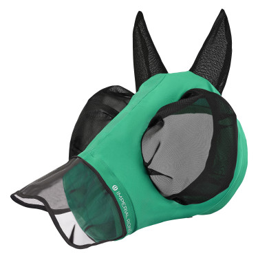Vliegenmasker met neus Imperial Riding Trail ride Blauw
