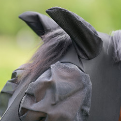 Máscara anti-moscas con nariz Imperial Riding Trail ride Noir