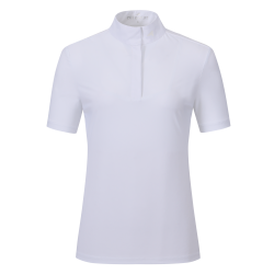 Polo shirt de compétition Euro-Star Isabel Blanc