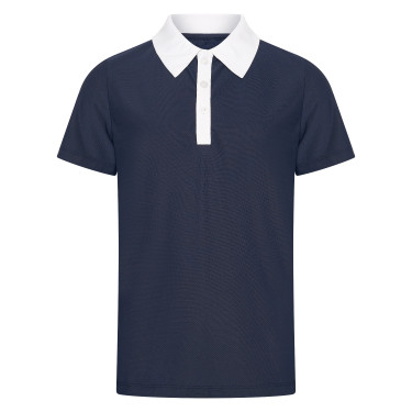 Poloshirt HV Polo Robby Kinderen Marine Marineblauw