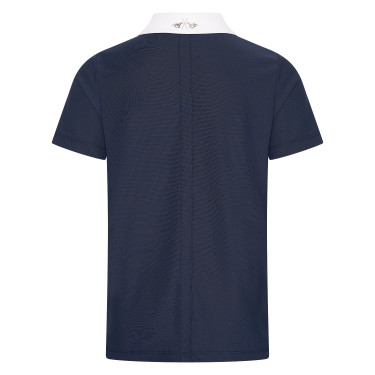 Poloshirt HV Polo Robby Kinderen Marine Marineblauw