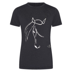 T-shirt HV Polo Wendy Kinderen Zwart