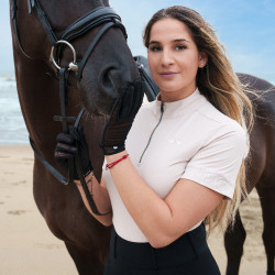 Tech top HV Polo Maureen Kasjmier Wit