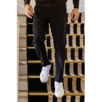 Chino broek Harcour Adam Zwart Chino broek Harcour Adam Zwart