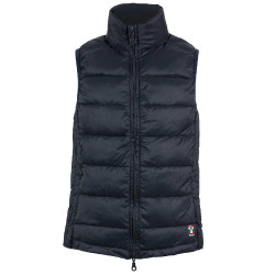 Gilet matelassé léger Horze Amber enfant Bleu marine