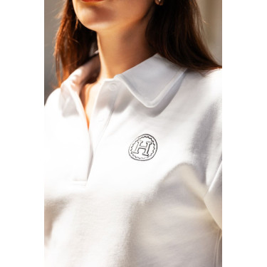 Polo Sweat Harcour Alisson Wit