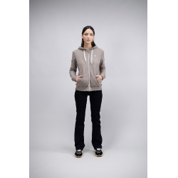 Sweat à capuche Harcour Swai Taupe Marron