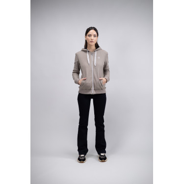 Sweat à capuche Harcour Swai Taupe Marron Sweat à capuche Harcour Swai Taupe Marron