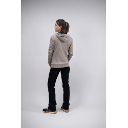 Sweat à capuche Harcour Swai Taupe Marron