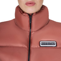 Kort damesvest met ritssluiting Equestro Sequoia Bruin