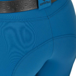 Pantalon ajusté avec grip femme avec logo Zenda Equestro Bleu corail