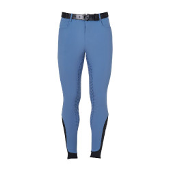 Strakke broek met volledige grip heren Aria Equestro Beringzee Blauw Strakke broek met volledige grip heren Aria Equestro Beringzee Blauw