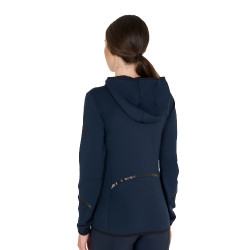 Dames sweatshirt van jersey met ritssluiting Equestro Marineblazer Marineblauw Dames sweatshirt van jersey met ritssluiting Equestro Marineblazer Marineblauw