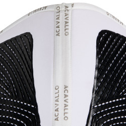 Tapis de selle Acavallo Dressage Twin Grip Blanc