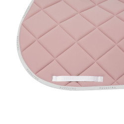 Tapis de selle obstacle en tissu technique respirant édition limitée GP Equestro Rose / blanc Tapis de selle obstacle en tissu technique respirant édition limitée GP Equestro Rose / blanc