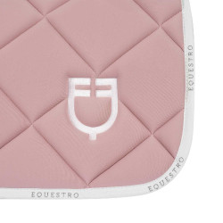 Tapis de selle obstacle en tissu technique respirant édition limitée GP Equestro Rose / blanc Tapis de selle obstacle en tissu technique respirant édition limitée GP Equestro Rose / blanc