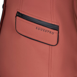 Veste de concours femme en tissu technique stretch Equestro Séquoia Marron Veste de concours femme en tissu technique stretch Equestro Séquoia Marron