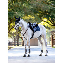 Tapis de selle LeMieux CC Puissance Suede Marine Bleu marine