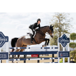 Zadelpad LeMieux CC Puissance Suède Wit Zadelpad LeMieux CC Puissance Suède Wit