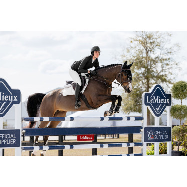 Zadelpad LeMieux CC Puissance Suède Wit Zadelpad LeMieux CC Puissance Suède Wit