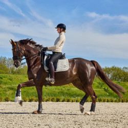 Tapis de selle Kingsland KLNexus dressage tissu mélangé Mélange de pavés Multi-couleurs