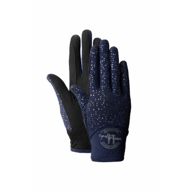 Gants Horze Fay JR Ouverture Bleu marine