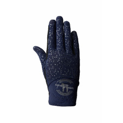 Gants Horze Fay JR Ouverture Bleu marine