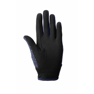 Gants Horze Fay JR Ouverture Bleu marine