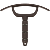 Couteau de chaleur Je t'aime Equithème Strass Marron