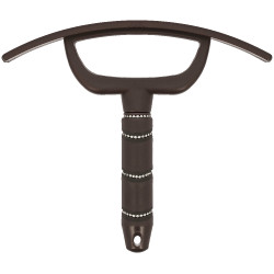 Couteau de chaleur Je t'aime Equithème Strass Marron Couteau de chaleur Je t'aime Equithème Strass Marron