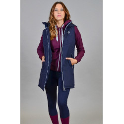 Gilet long sans manches Harcour Booster Marine Bleu marine