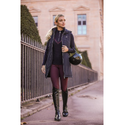 Gilet long sans manches Harcour Booster Marine Bleu marine