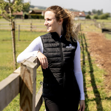 Veste légère sans manches Kentucky Noir Veste légère sans manches Kentucky Noir