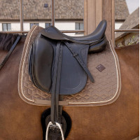 Tapis de selle Velvet dressage Kentucky Beige
