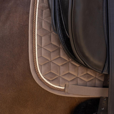 Tapis de selle Velvet dressage Kentucky Beige