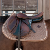 Tapis de selle Velvet jumping Kentucky Beige