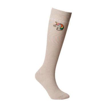 Chaussettes Kentucky Pailletées Licorne Set de 3 Blanc