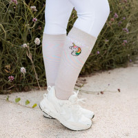 Chaussettes Kentucky Pailletées Licorne Set de 3 Blanc Chaussettes Kentucky Pailletées Licorne Set de 3 Blanc