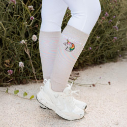 Chaussettes Kentucky Pailletées Licorne Set de 3 Blanc Chaussettes Kentucky Pailletées Licorne Set de 3 Blanc