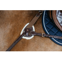 Pad de Protection en Mouton Artificiel pour Collier de Chasse 5 points Dy'on