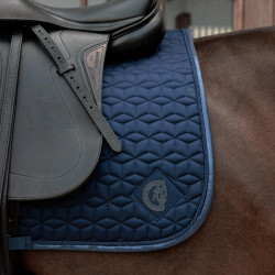 Tapis de selle Kentucky Sparkling Dressage Marine Bleu marine