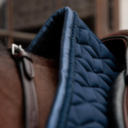 Tapis de selle Kentucky Sparkling Jumping Marine Bleu marine